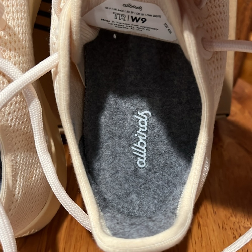 Allbirds Womens Tree Runner Aspen (Peach Sole) Running Shoes Size 9 Medi… - Picture 10 of 15